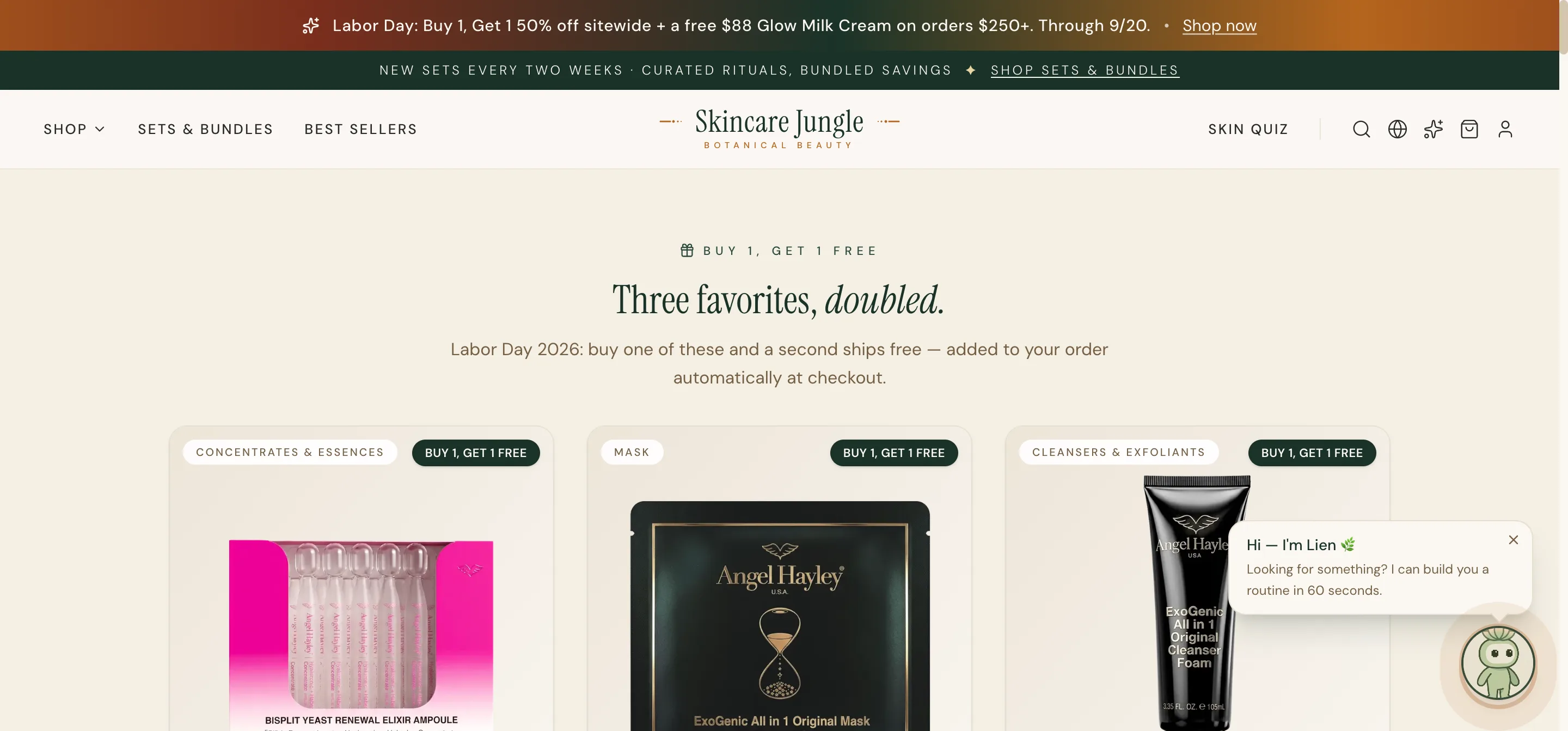 Skincare Jungle storefront